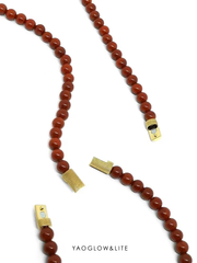 The red Nanhong necklace that makes you look more youthful in spring