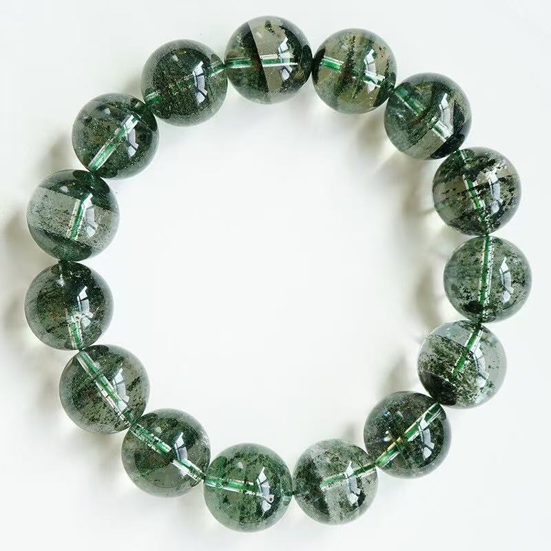 Natural Brazilian green ghost thousand layers of stars ghost crystal bracelet cornucopia men and women send gifts