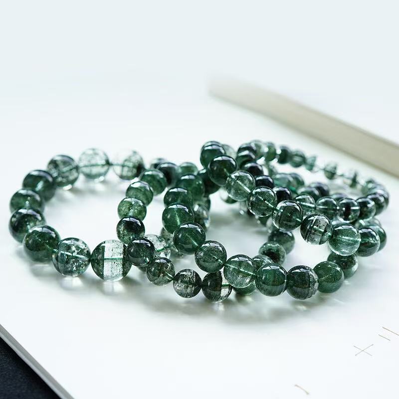 Natural Brazilian green ghost thousand layers of stars ghost crystal bracelet cornucopia men and women send gifts