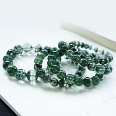 Natural Brazilian green ghost thousand layers of stars ghost crystal bracelet cornucopia men and women send gifts