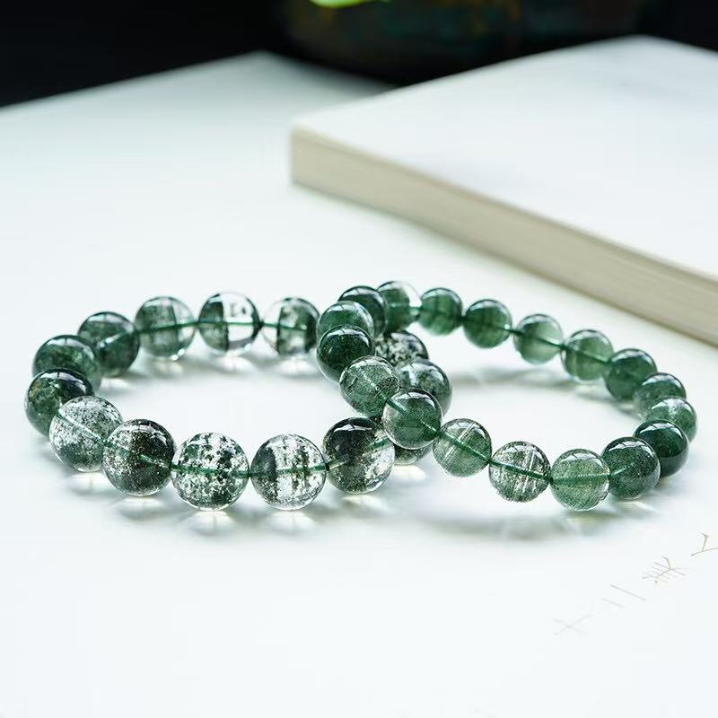 Natural Brazilian green ghost thousand layers of stars ghost crystal bracelet cornucopia men and women send gifts